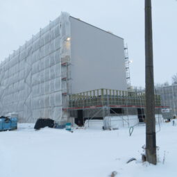 Tartu Tamme riigigümnaasiumi ehitus. Foto: Sirje Pärismaa