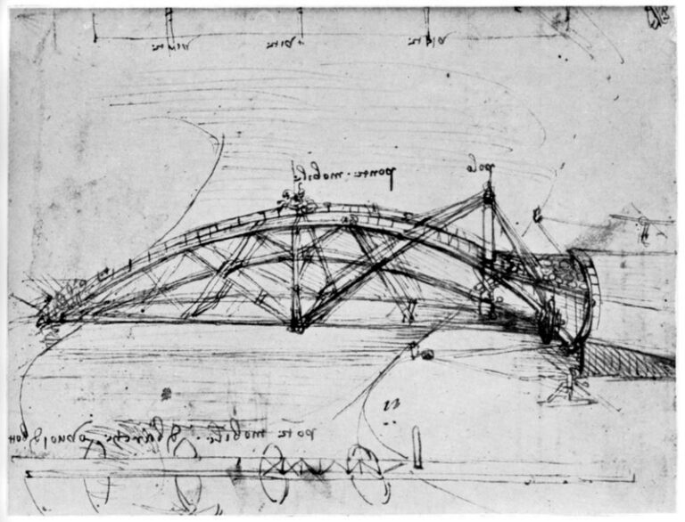 „Lihtsus on ülim keerukus!” – nõnda olla väljendunud Leonardo da Vinci. Lihtsuses peituvat võlu; loe: keerukuses peitub võlu. Illustratsioon: Leonardo da Vinci pöördsilla kavand.