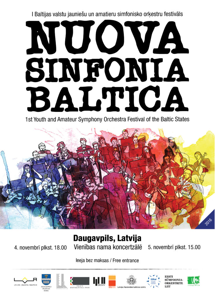 Kolme muusikakooli orkestrid osalevad  „Nuova Sinfonia Baltica” festivalil
