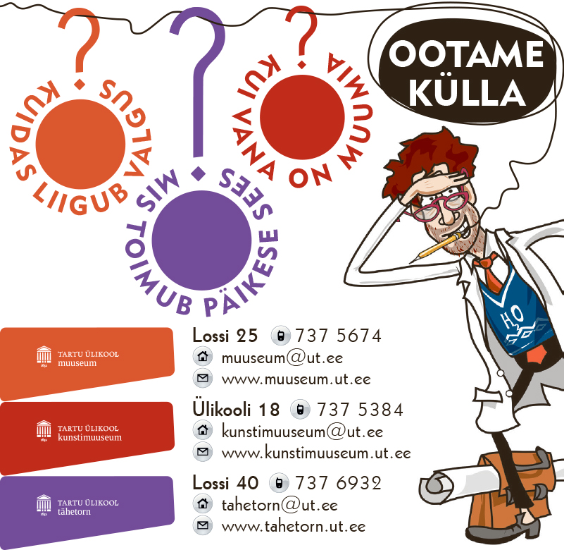 Arheoloogide põnev maailm Tartu ülikooli muuseumis
