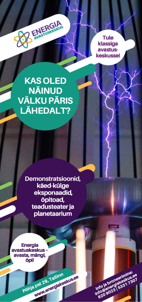 Energia Avastuskeskuses õpitakse sel sügisel Aristotelese kombel