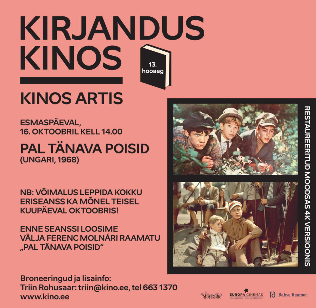 „Pál-tänava poisid” kinolinal