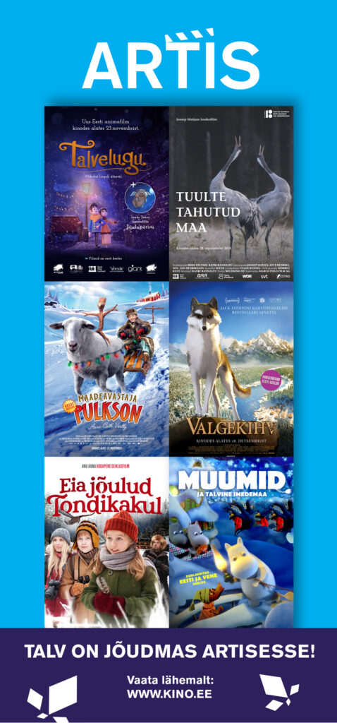 Kino Artis pakub kooligruppidele talve- ja jõuluteemalisi väärtfilme