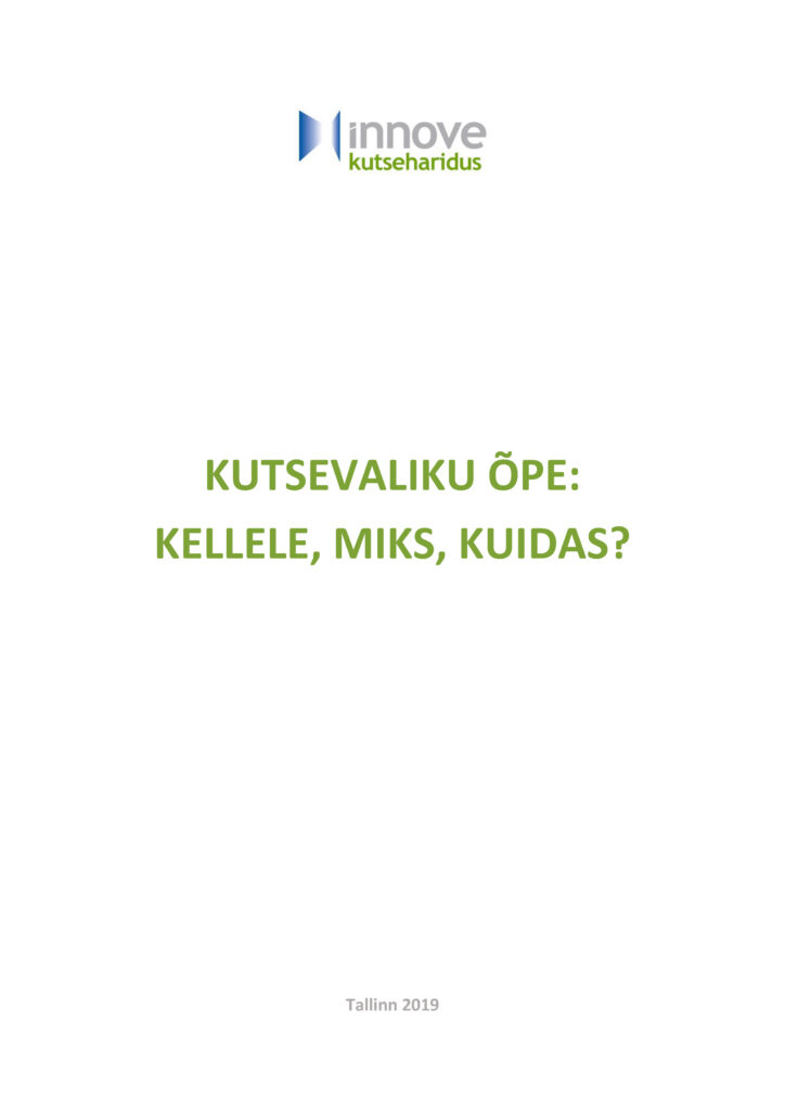 Samm karjääriteel kutsevalikuõppe abil