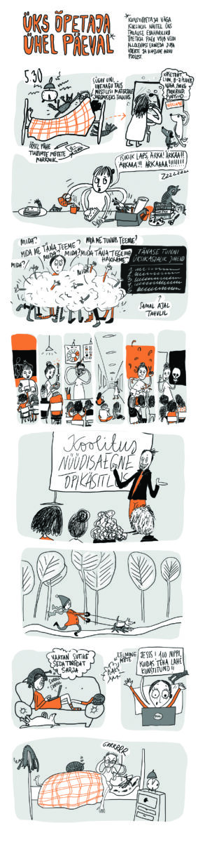 EHK 30: Koomiks „Üks õpetaja ühel päeval“