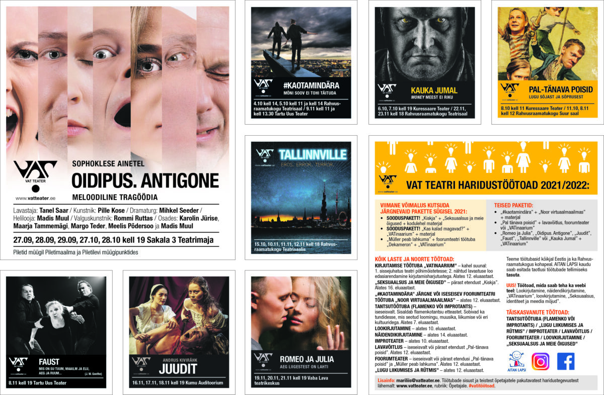 VAT Teatri uus hooaeg suurte muutustega