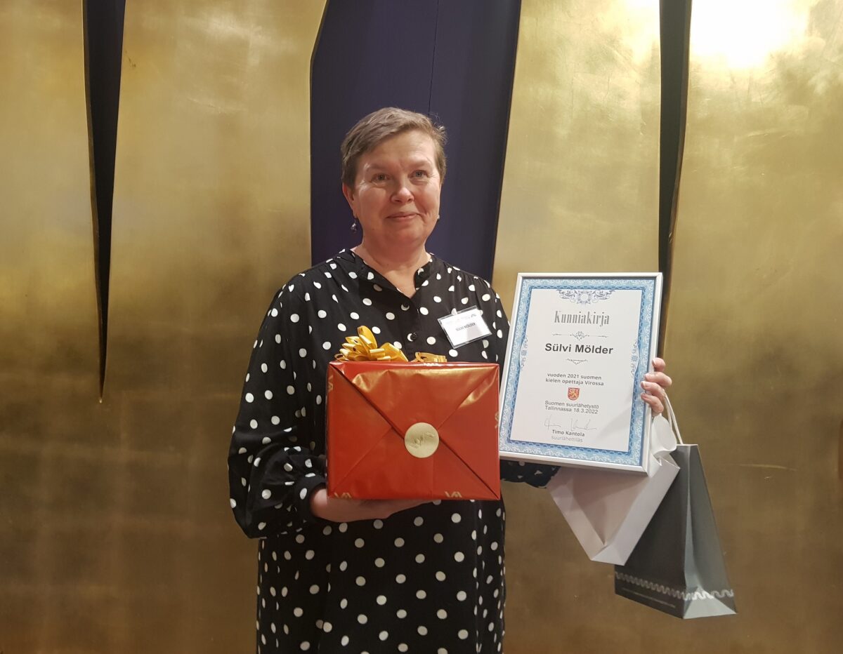 Aasta soome keele õpetaja on Sülvi Mölder