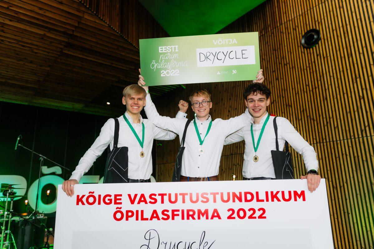 Eesti parim õpilasfirma toodab ülejääkidest jalgratta sadulakotte