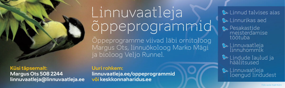 Linnuhuviharidus müksab pilgu avaramaks