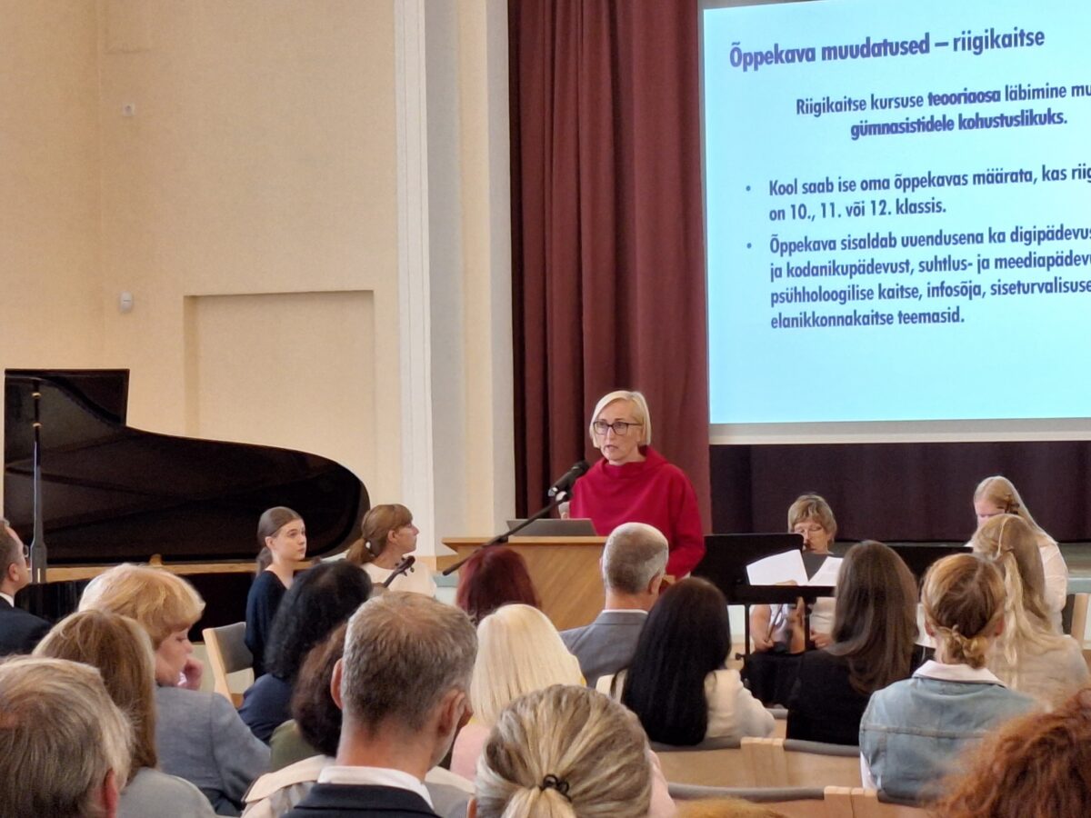 Tartu haridusjuhid avasid aasta muusika ja ministriga