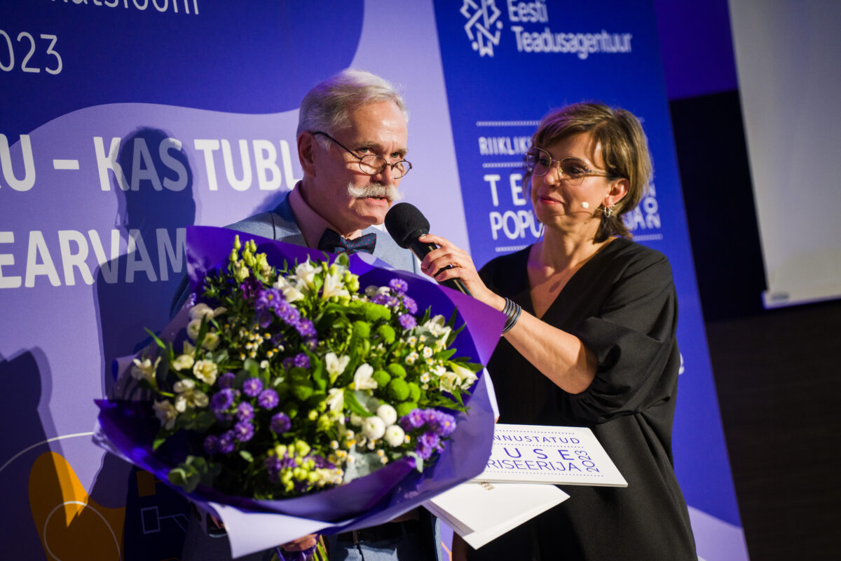 Teaduse populariseerimise elutööpreemia pälvis Aare Baumer