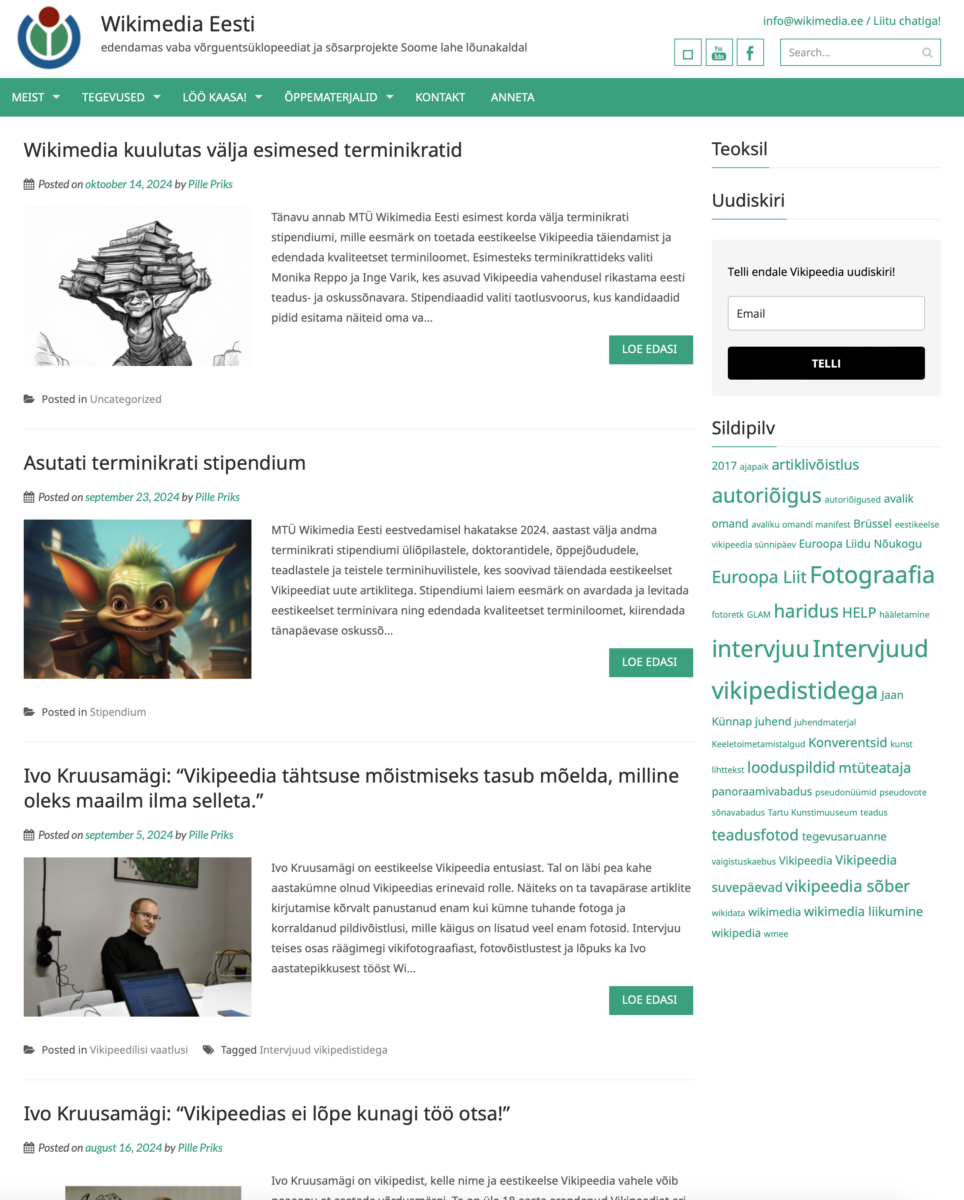 Viie klikiga infopädevaks. Vikipeedia võimalustest koolides 