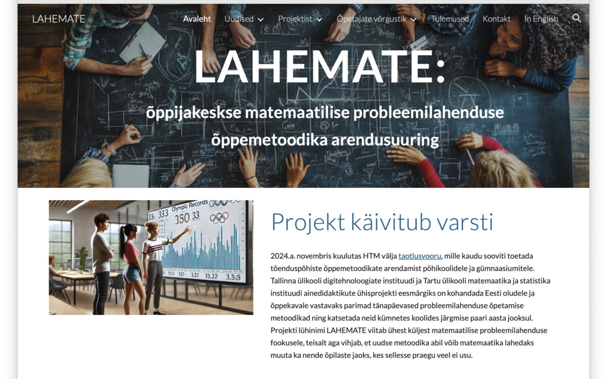Lahemate projekt katsetab õppijakeskset metoodikat