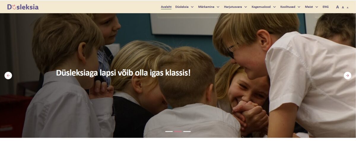 Uus veebileht aitab lugemisraskusega õpilasi