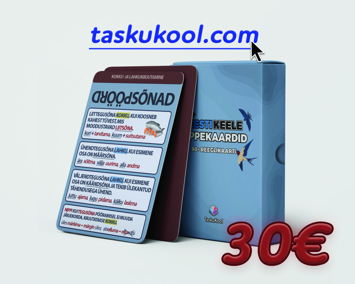 TaskuKool – nutikas tööriist õigekirja õppimiseks