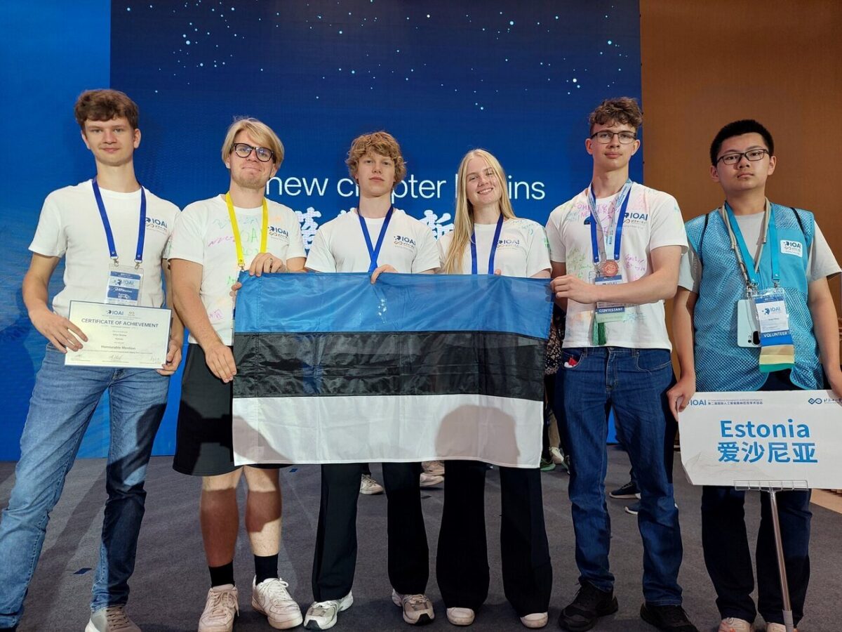 Laagri Kooli õpilane pälvis rahvusvahelisel tehisaru olümpiaadil pronksmedali