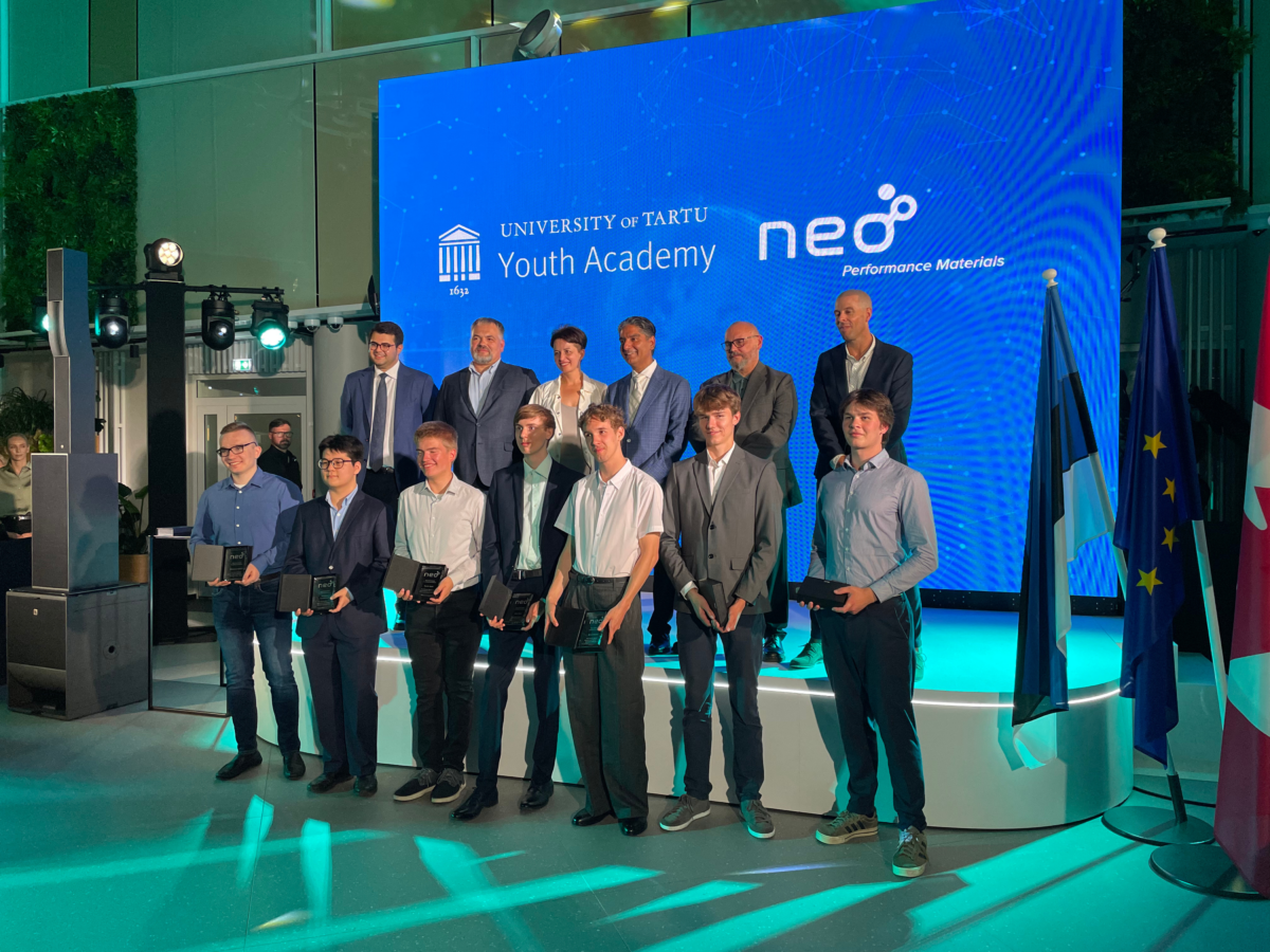 Neo Performance Materials toetas Tartu Ülikooli teaduskooli õpilasi stipendiumide ja praktikavõimalustega
