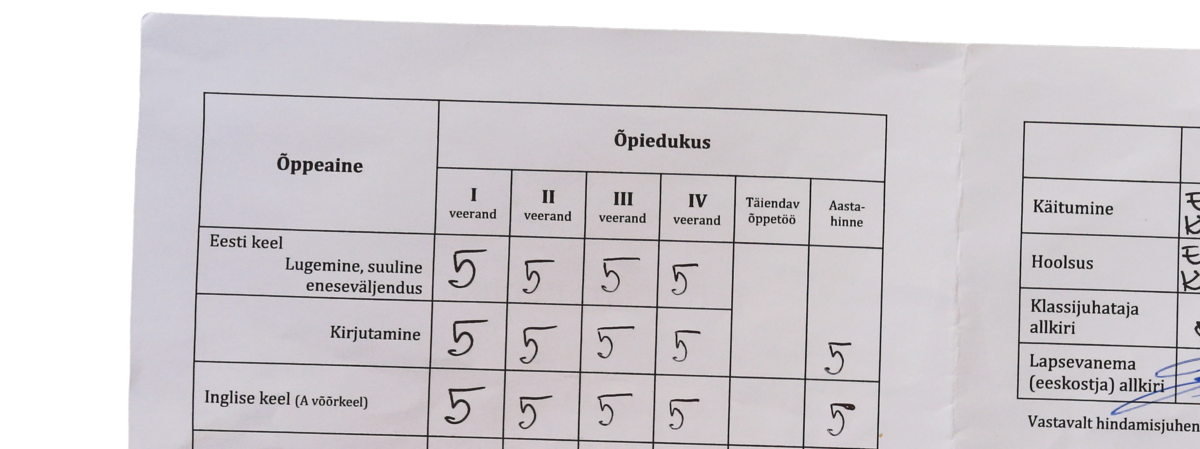 Käitumise ja hoolsuse asemel võiks koolis hinnata üldpädevusi