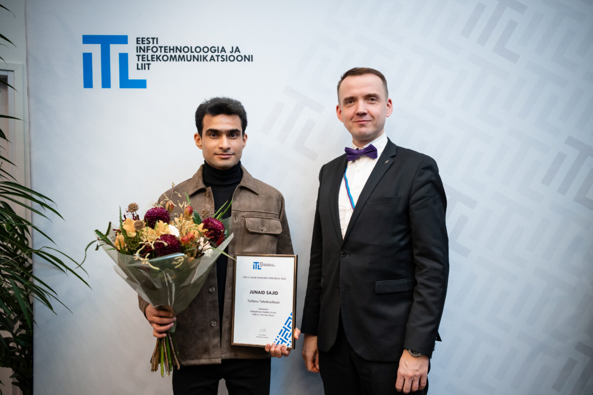 Tänavuse Ustus Aguri stipendiumi pälvis TalTechi doktorant Junaid Sajid 