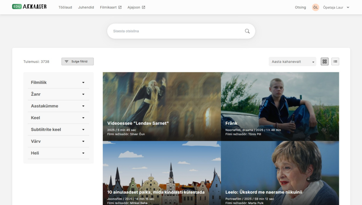 Kui pilt räägib rohkem kui sõnad: film õppimise võimendajana
