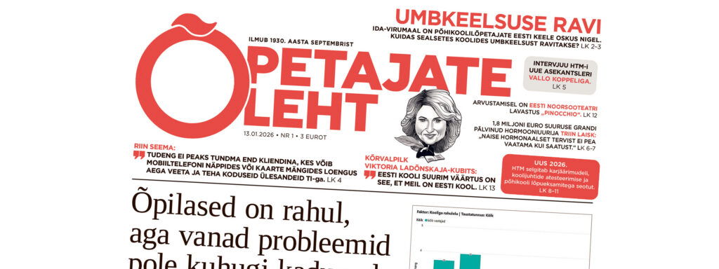 &Otilde;petajate Leht 13. jaanuaril