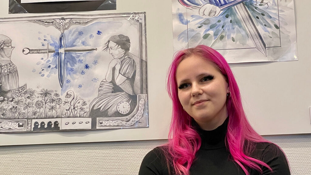 Noore kunstniku peapreemia v&otilde;itis Anna Sofia K&auml;stik Viimsist