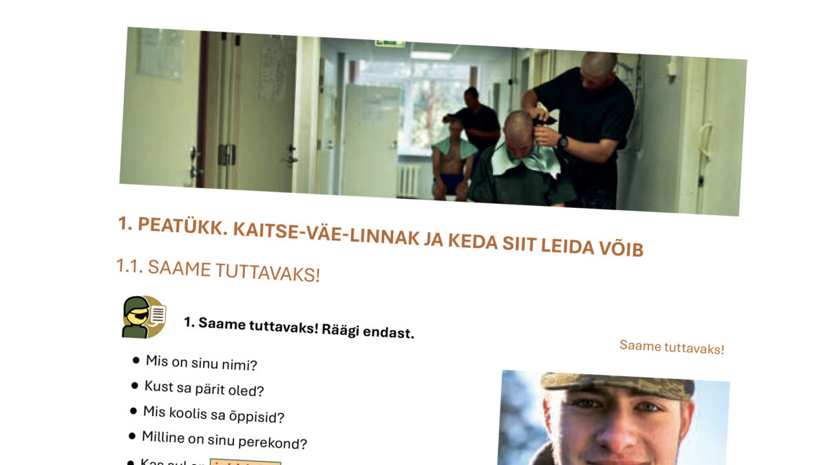 Kaitsev&auml;e eesti keele &otilde;ppekomplekt on sisukas ja hariv