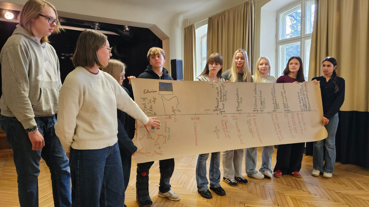 P&auml;rnu ja prantsuse noored avastasid &uuml;ksteise maailma keele ja loovuse kaudu