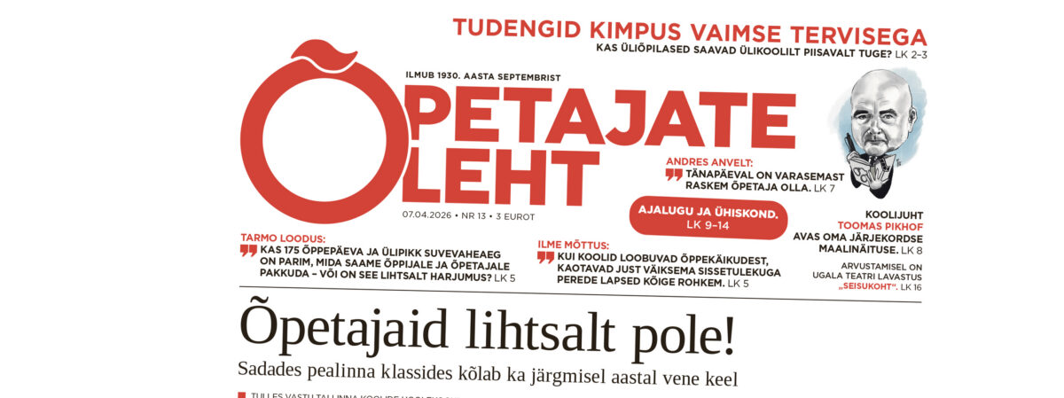 &Otilde;petajate Leht 7. aprillil