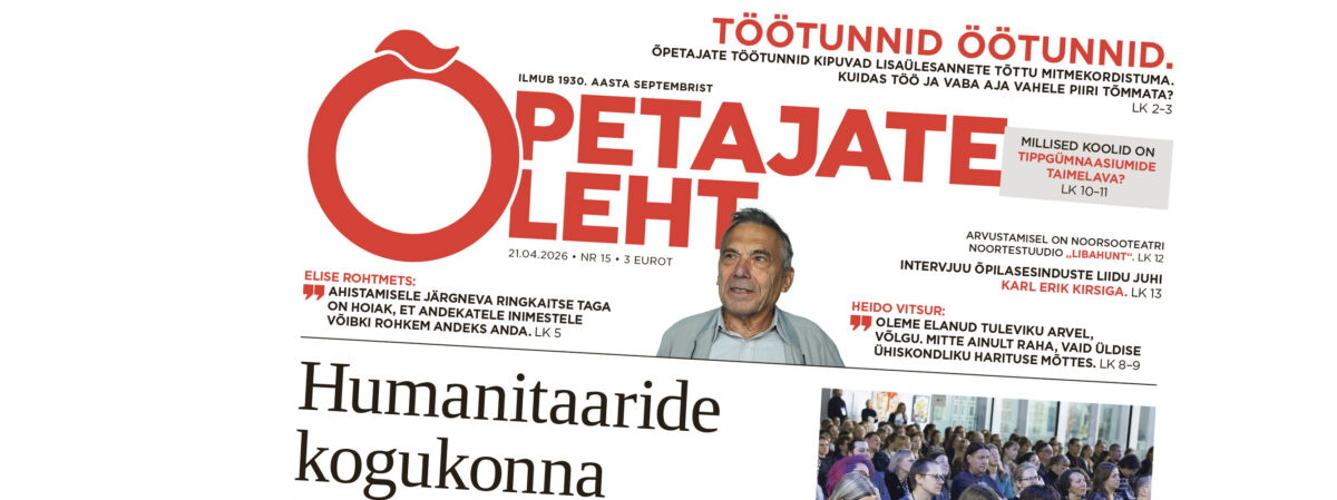 &Otilde;petajate Leht 21. aprillil