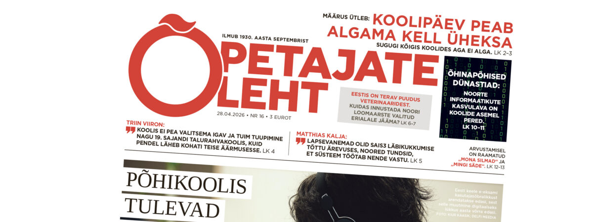 &Otilde;petajate Leht 28. aprillil