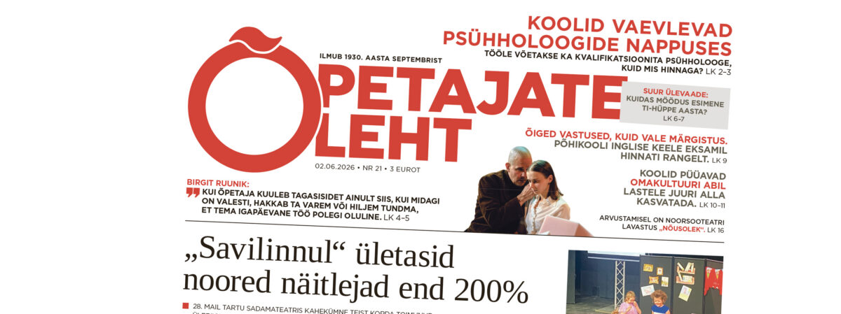 &Otilde;petajate Leht 2. juunil