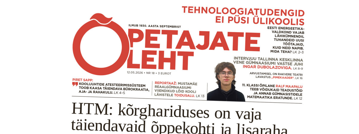 &Otilde;petajate Leht 12. mail