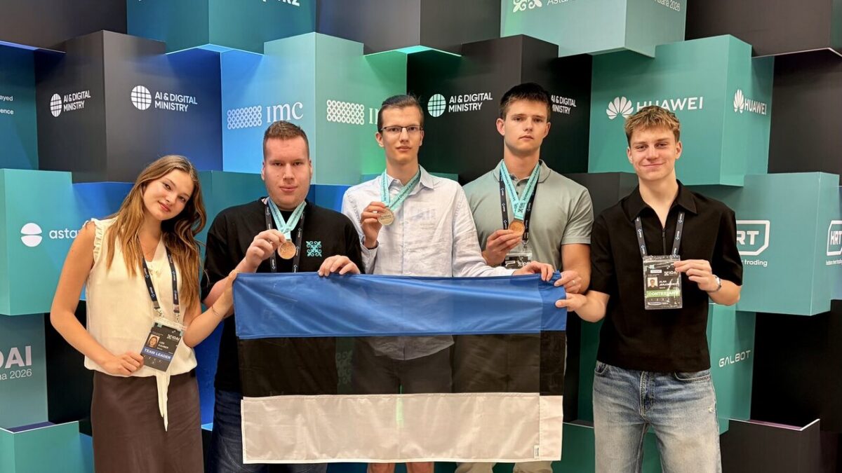 Eesti õpilased tõid esmakordselt rahvusvaheliselt tehisaru olümpiaadilt Eestisse kolm medalit