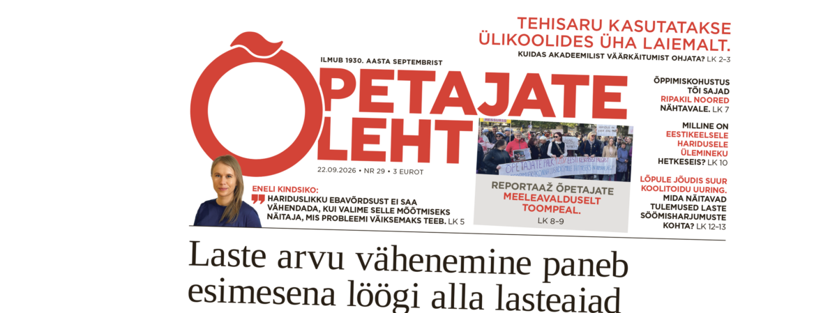 Õpetajate Leht 22. septembril